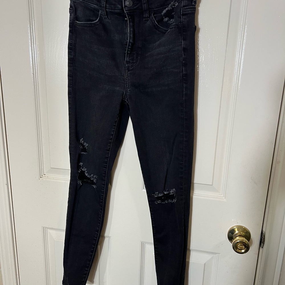 American Eagle Outfitters High Rise Black Jeans